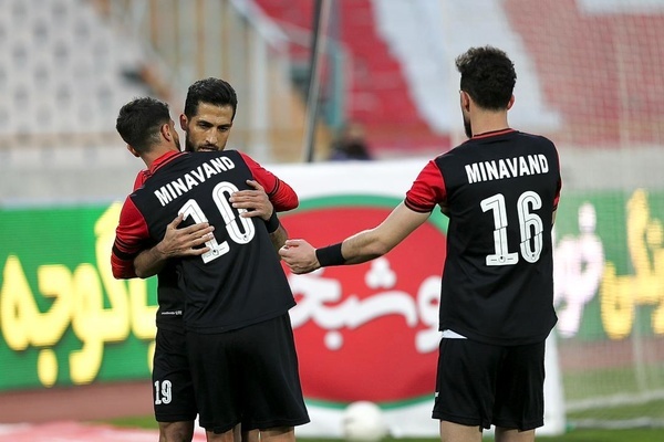 واکنش امیری درباره گلزنی در دقیقه 25 با یاد مهرداد میناوند پرسپولیس