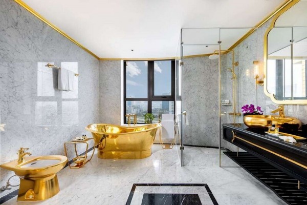 افتتاح نخستین هتل روکش طلا در دنیا