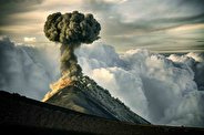 فعال ‌ترین آتشفشان دنیا / عکس
