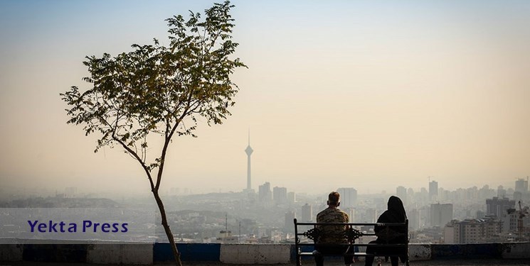 کیفیت و دمای هوای تهران در روز جاری