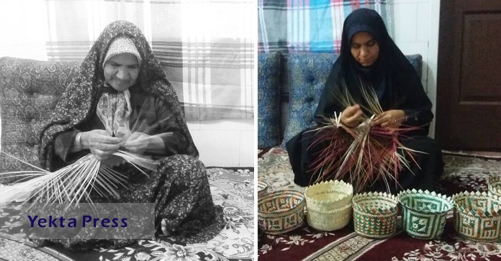 بی‌بی جان، سواد نوشتن ندارد اما هر نوشته‌ای را با حصیر می‌بافد