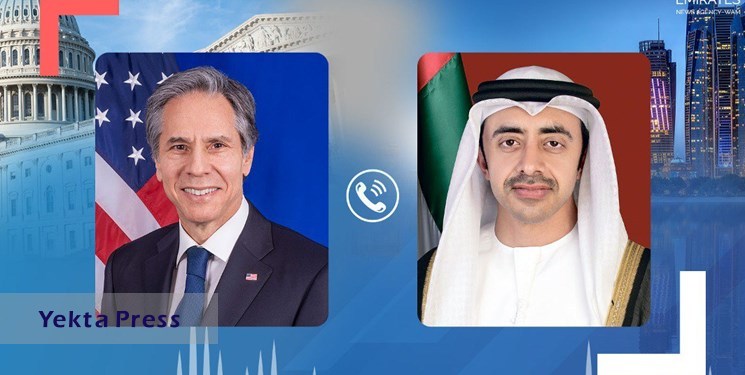 وزرای خارجه امارات و آمریکا تلفنی گفت‌وگو کردند