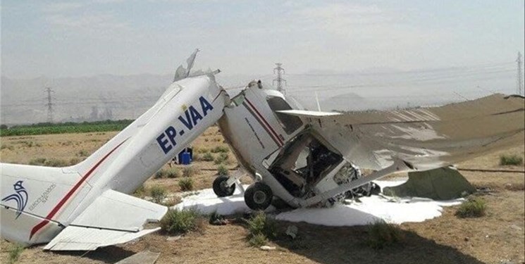 گزارش اولیه سقوط هواپیمای سبک