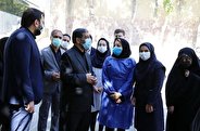 بازدید ضرغامی از مرکز واکسیناسیون نیاوران