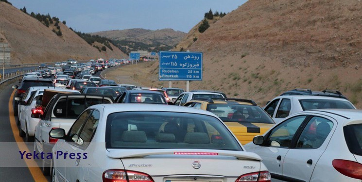 ترافیک سنگین بازگشت از سفرهای نوروزی/ افزایش ۴۸ درصدی تردد در جاده‌ها