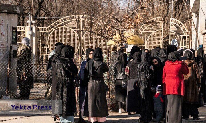 ۸ بازداشتی در تظاهرات زنان افغان در اطراف دانشگاه کابل
