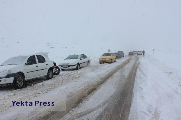 ترافیک سنگین در آزادراه قزوین-کرج