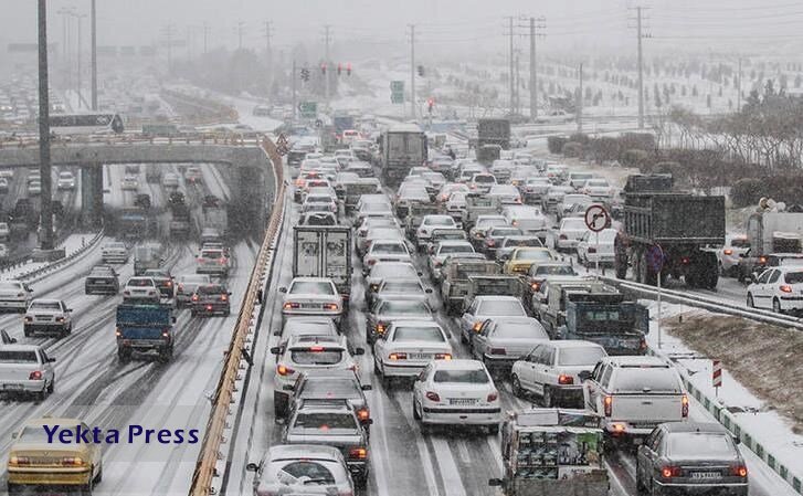 رابطه جالب برف بازی و ترافیک در روزهای زمستان