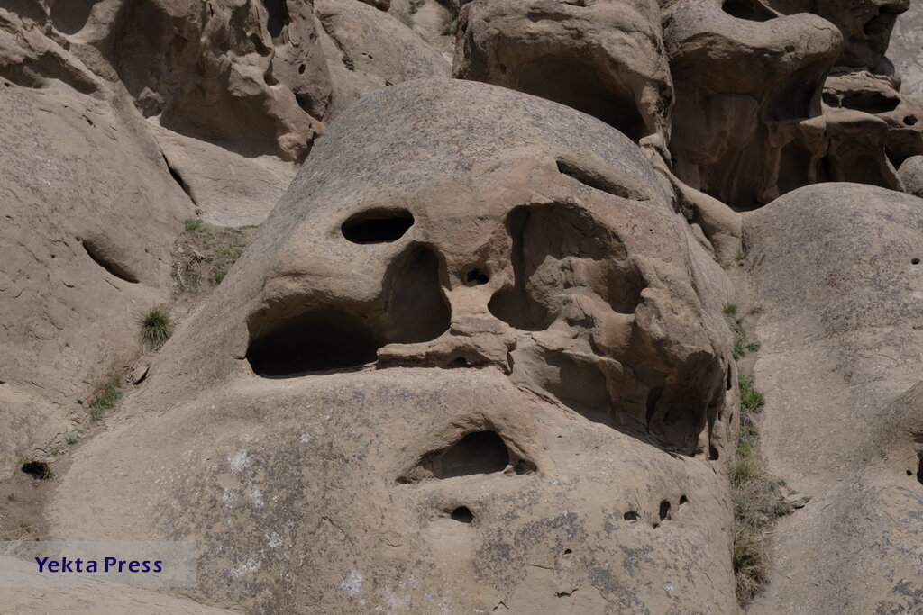 سنگ‌های آتشفشانی ۴۰ میلیون ساله در غرب پایتخت