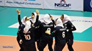 والیبالیست‌های نوجوان ایران هفتم شدند