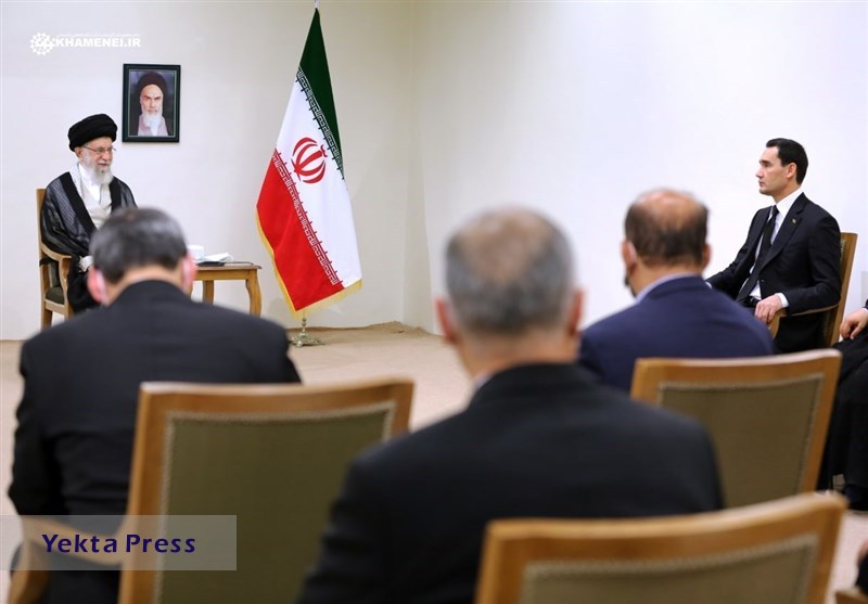 دیدار سردار بردی محمداف با امام خامنه‌ای