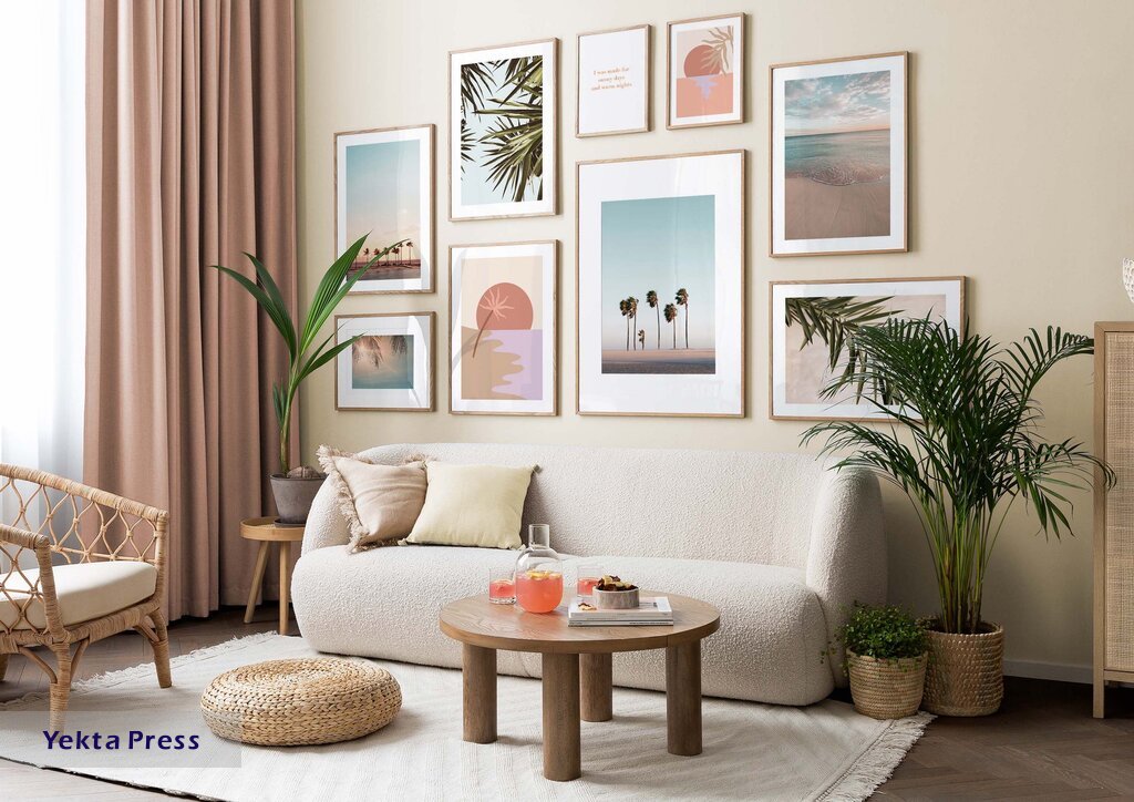 ترفندهای چیدمان گالری دیواری