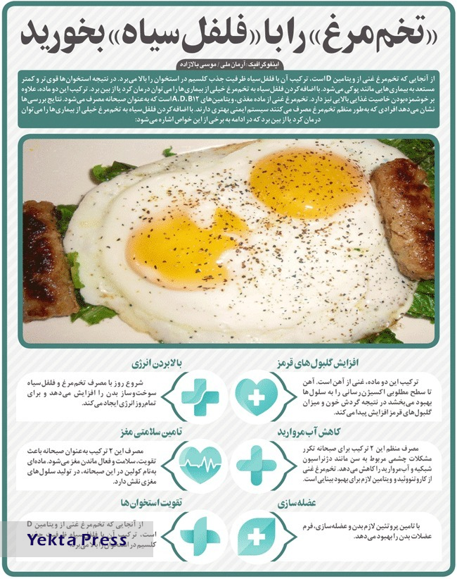 معجزه خوردن تخم مرغ با این ادویه پرطرفدار