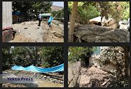 سیل رستوران‌های جاده چالوس را تخریب کرد +عکس