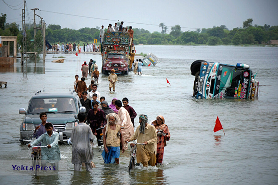  پاکستان به دلیل سیلاب های پی در پی با تهدید مواجه شد