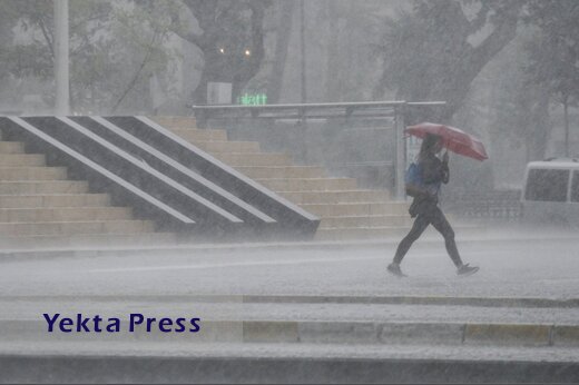پیش بینی بارش شدید باران در تهران