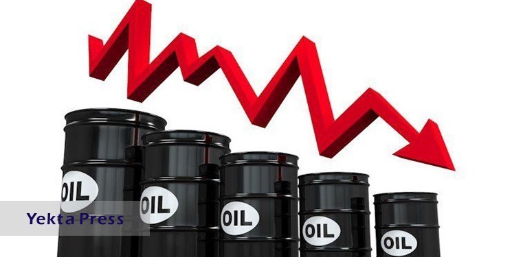 ادامه روند کاهشی قیمت نفت/افزایش نگرانی بازار درباره تقاضای طلای سیاه