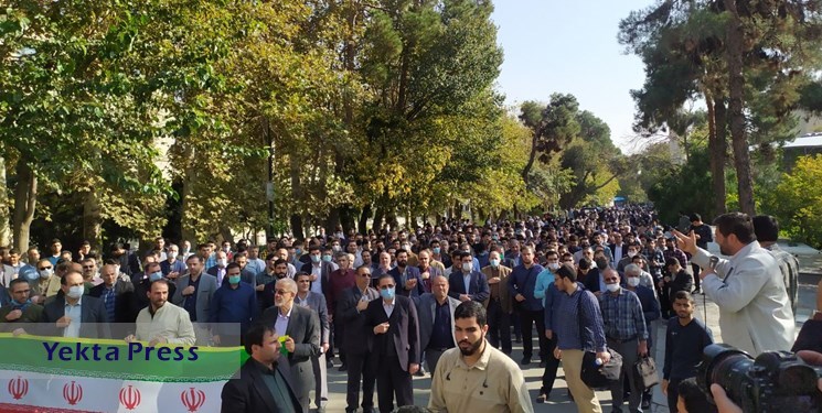تجمع جامعه پزشکی در محکومیت حادثه تروریستی شاهچراغ
