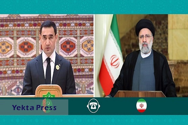 گفتگوی تلفنی رؤسای جمهور ایران و ترکمنستان