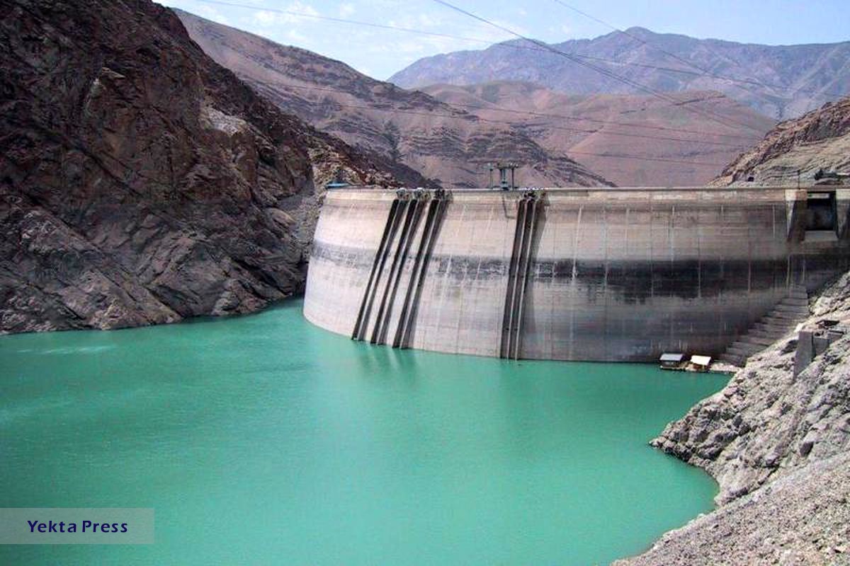 کاهش چشمگیر حجم آب سد‌های تهران نسبت به سال گذشته