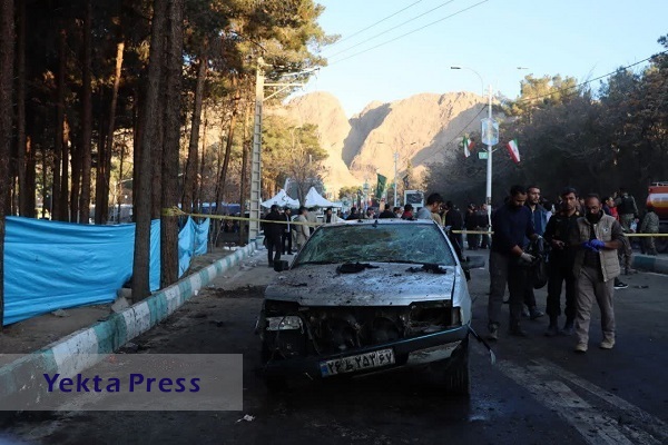 بازدید هیأت اعزامی کمیسیون امنیت ملی مجلس از محل حادثه تروریستی کرمان