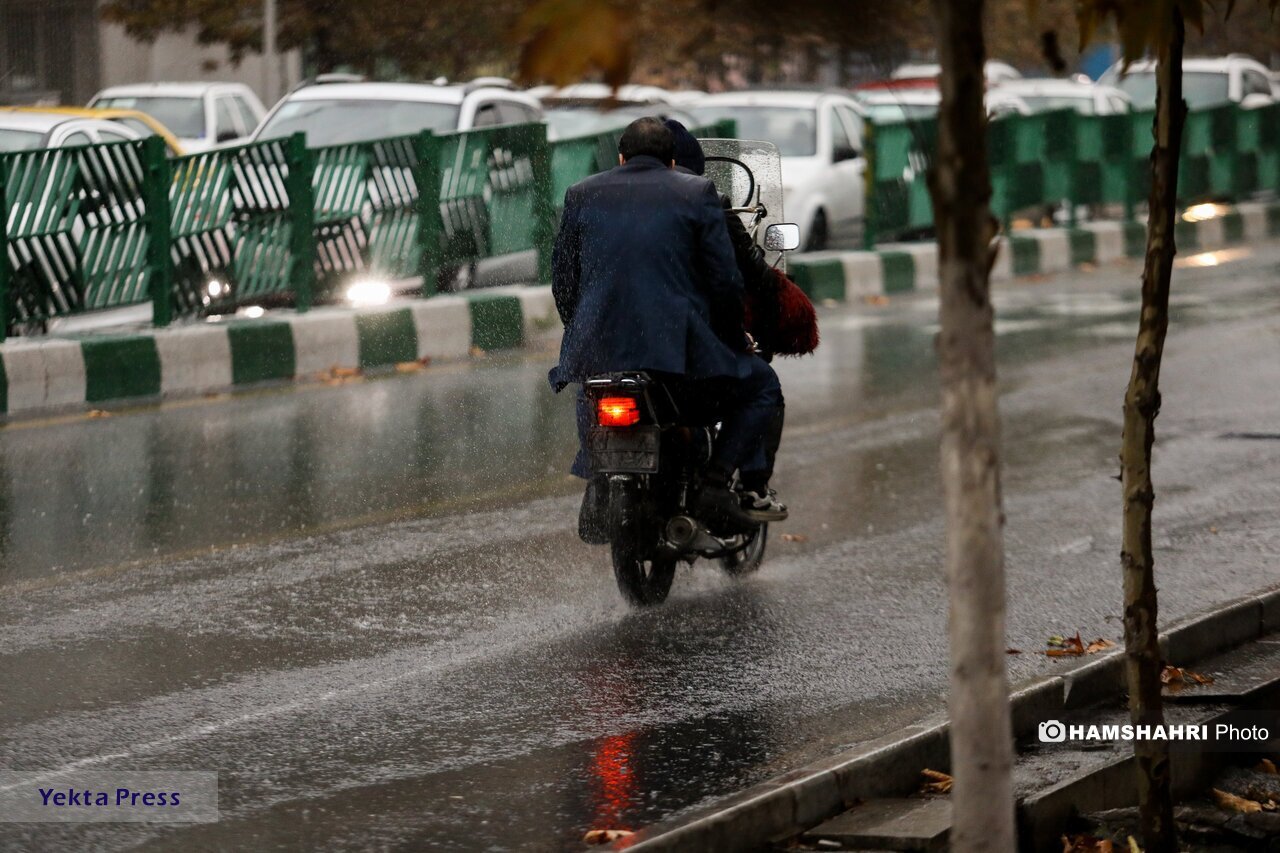 موج بارشی ۳ روزه در کشور