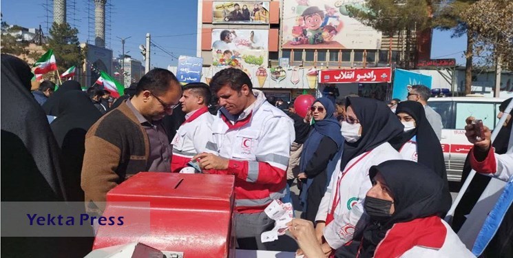 حضور بیش از ۸ هزار امدادگر در پوشش امدادی راهپیمایی ۲۲ بهمن