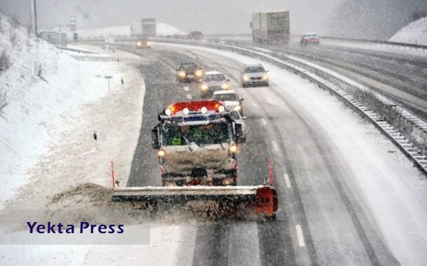 بسته شدن راه‌های روستایی آذربایجان‌شرقی در پی بارش برف سنگین