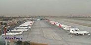 توقف 5 ساعته پروازهای مهرآباد و فرودگاه امام در روز 14 خرداد