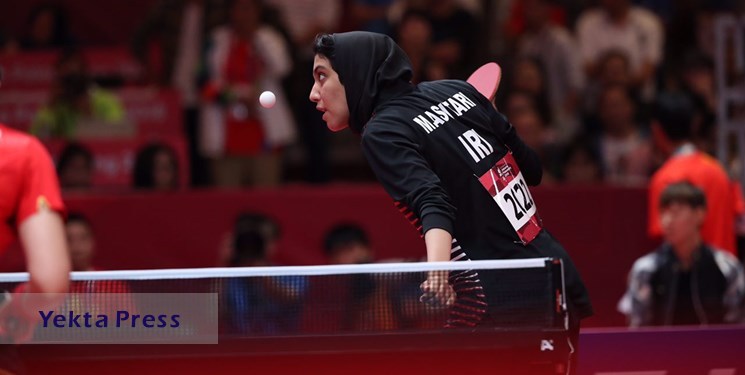 پیروزی ارزشمند دختر پینگ‌پنگ‌باز ایران در آسیا