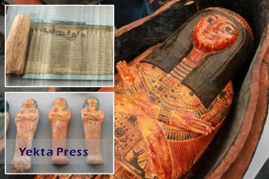 کشف کتاب مردگان و مومیایی‌های ۳۴۰۰ ساله مصر باستان