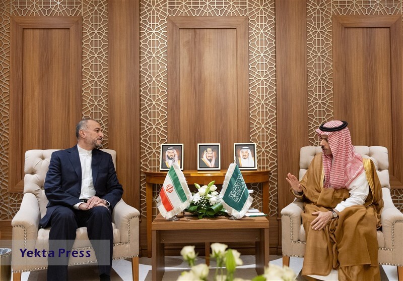 دیدار امیرعبداللهیان با وزیر امور خارجه عربستان