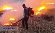 گسترش حریق در اراضی پلدختر/ اعزام نیرو‌های کمکی برای مهار آتش