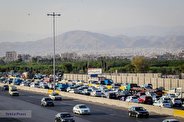 ترافیک سنگین در آزادراه تهران - کرج -قزوین