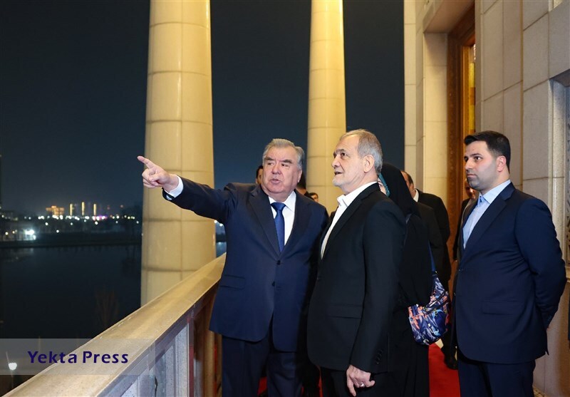 پزشکیان از کاخ نوروز تاجیکستان بازدید کرد