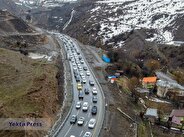 بارش برف، مه‌گرفتگی و مسدودی محورهای شریانی در کشور