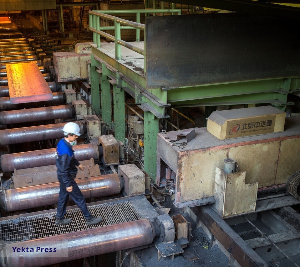 رشد ۱.۶ درصدی تولید فولاد ایران در ۲ ماهه سال جاری
