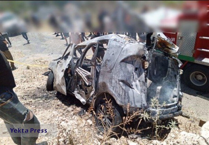 حمله پهپادل به خودرویی در لبنان
