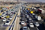 آخرین وضعیت ترافیک در آزاد راه کرج- تهران