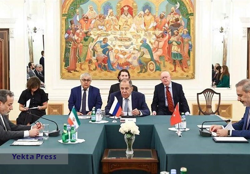 نشست  خارجه روسیه، ایران و ترکیه