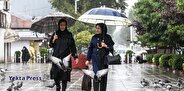 رگبار و رعد و برق در غرب کشور