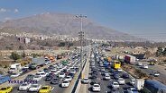 ثبت تردد 45.7 میلیون وسیله نقلیه در محورهای برون‌شهری در نوروز 1404