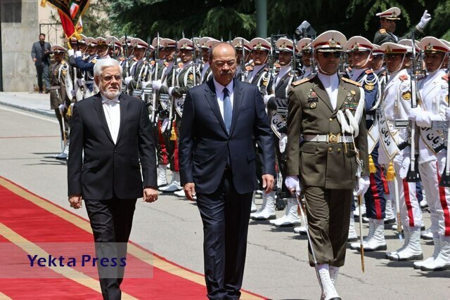 استقبال معاون اول رئیس جمهور از نخست‌وزیر ازبکستان