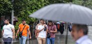 رگبار باران و رعد و برق در شهرهای ایران