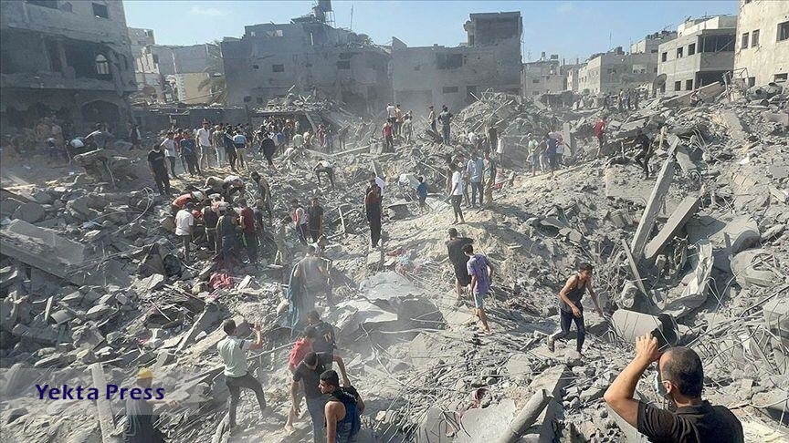 تصاویر واقعی از کودکان و زنان فلسطینی زیر آوار