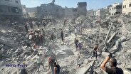 تصاویر واقعی از کودکان و زنان فلسطینی زیر آوار